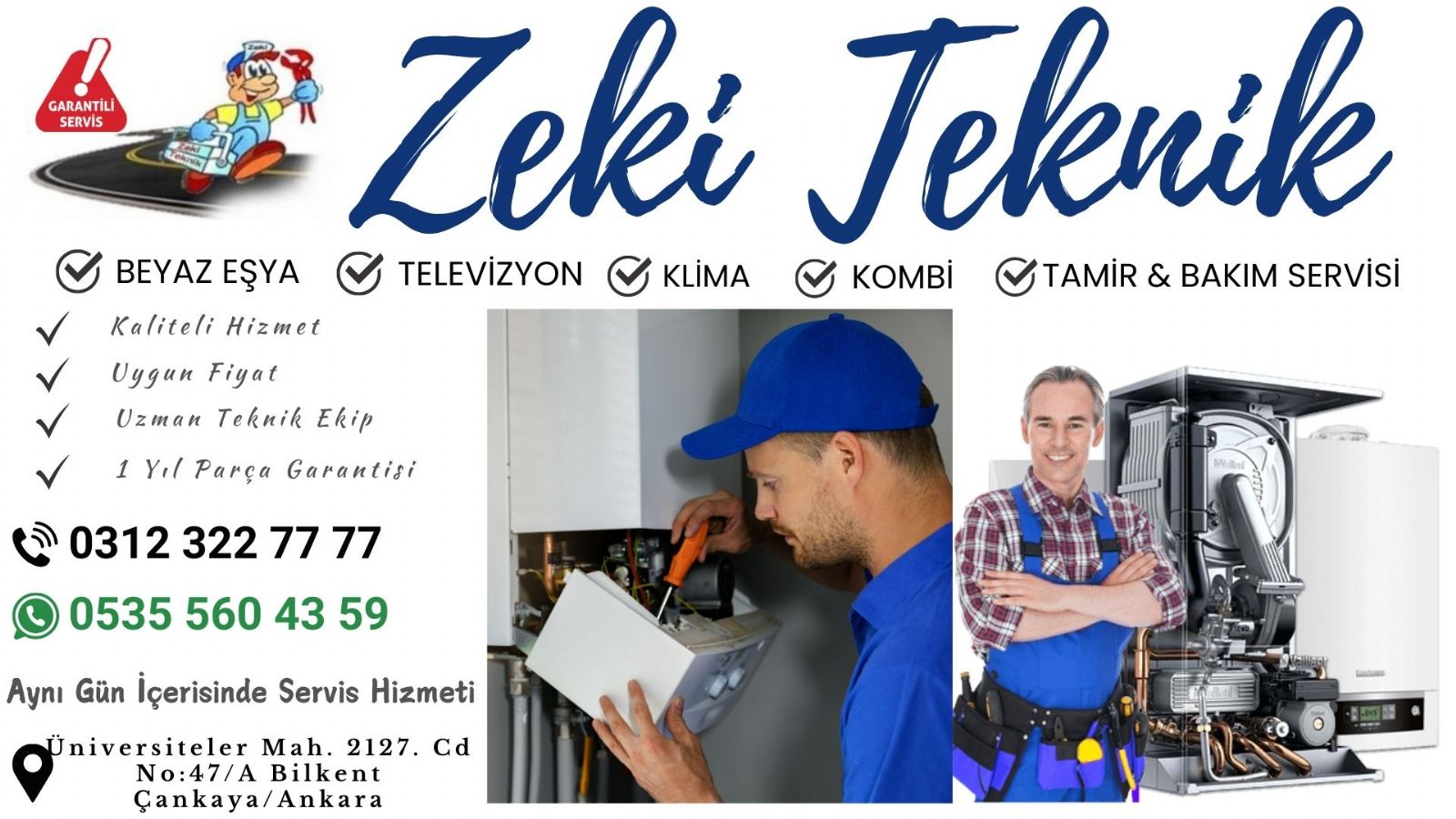 Bilkent Kombi Bakım Ücreti