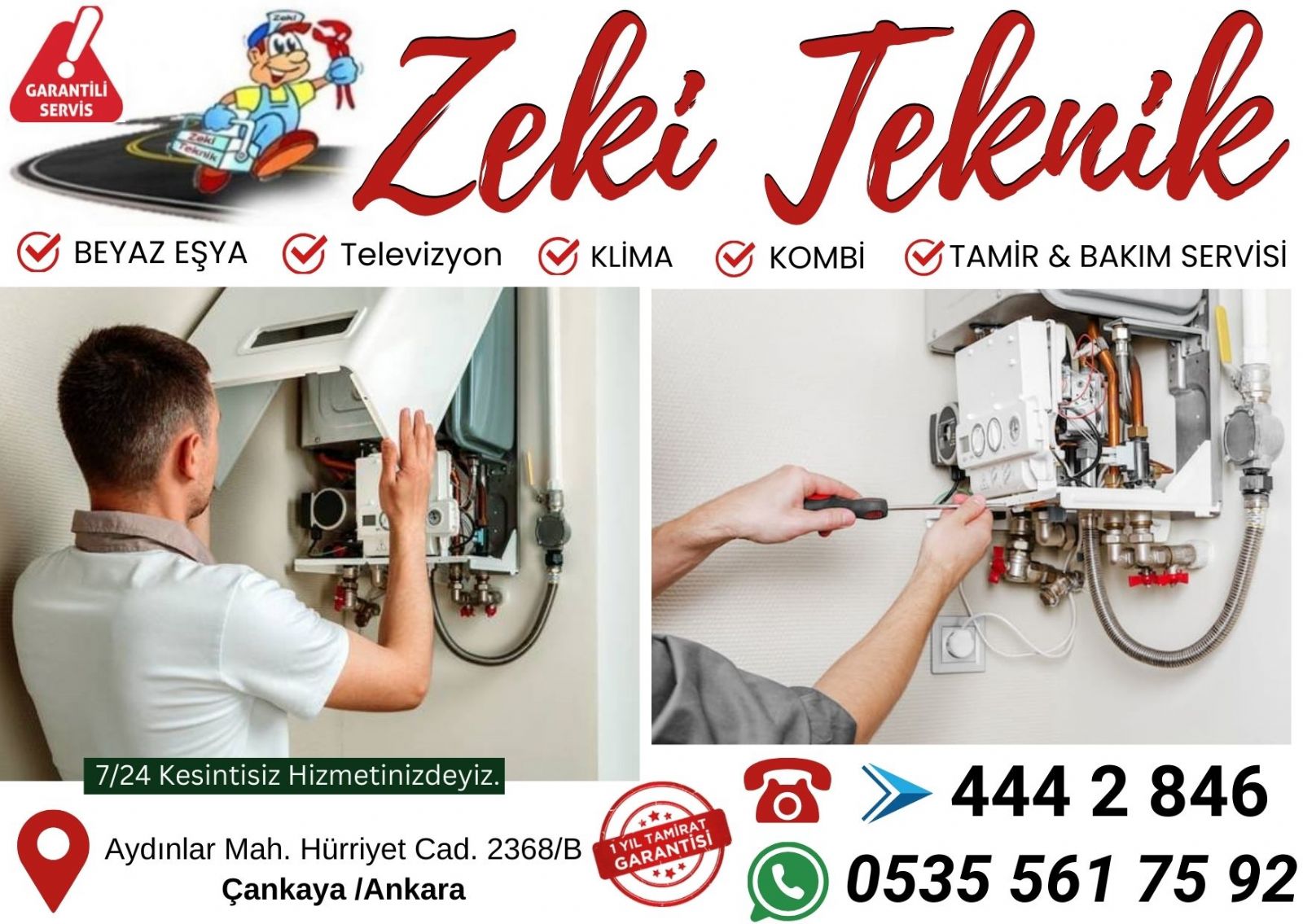 Dikmen Kombi Bakım Ücreti