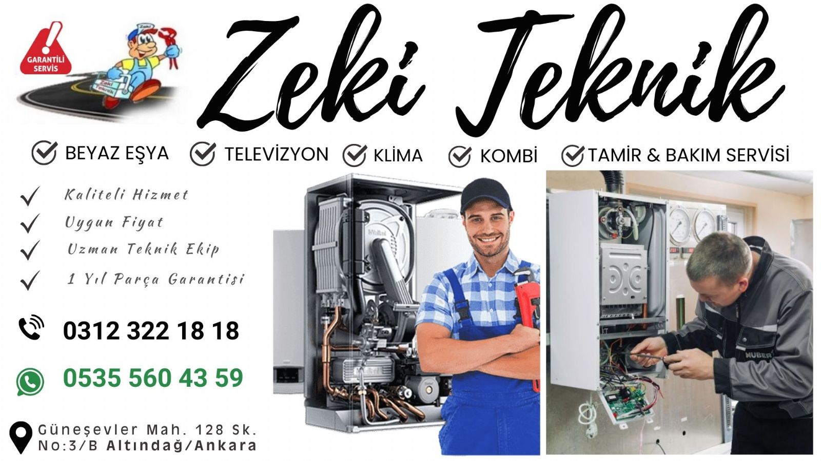 Güneşevler Kombi Bakım Ücreti
