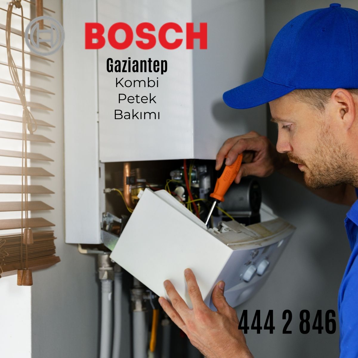 Gaziantep Bosch Kombi Ve Petek Bakımı-444 2 846