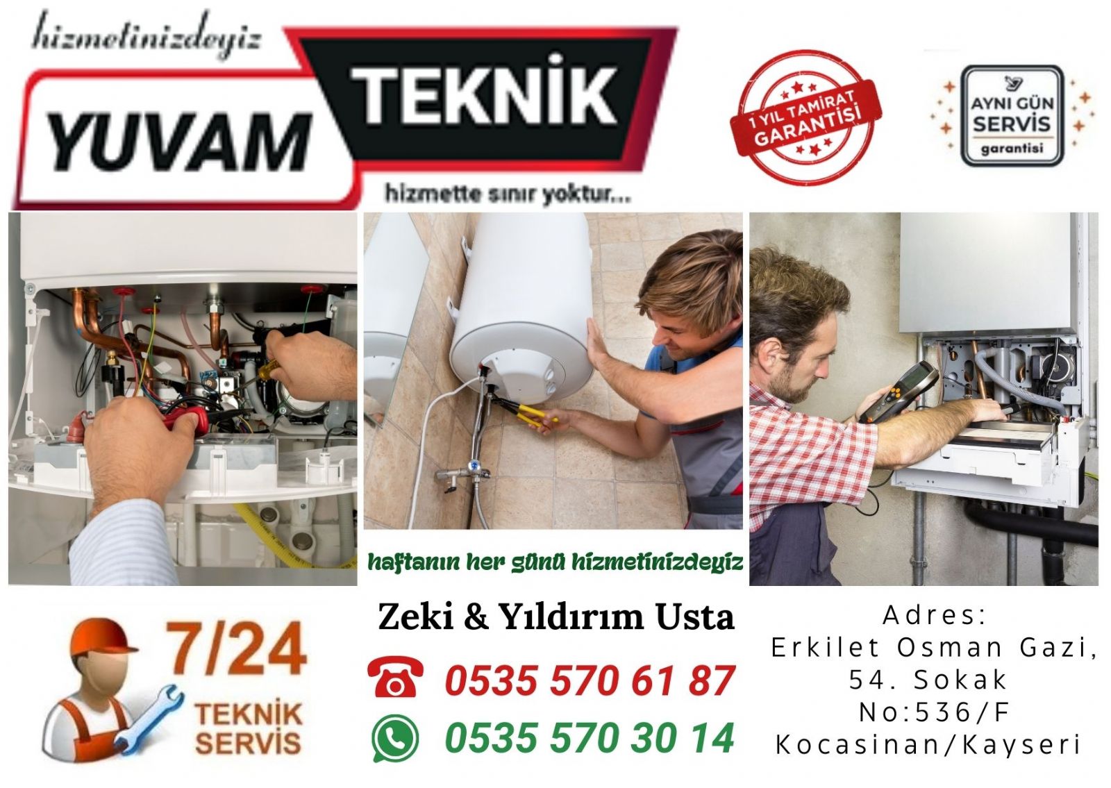 Kayseri Kombi Bakım Ücreti ve Fiyatları