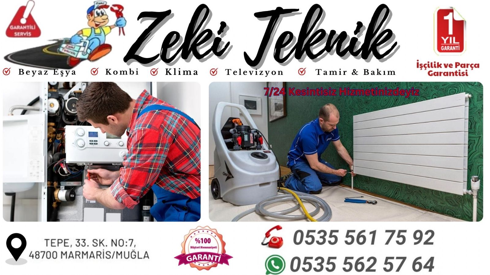Marmaris Kombi Bakım Ücreti