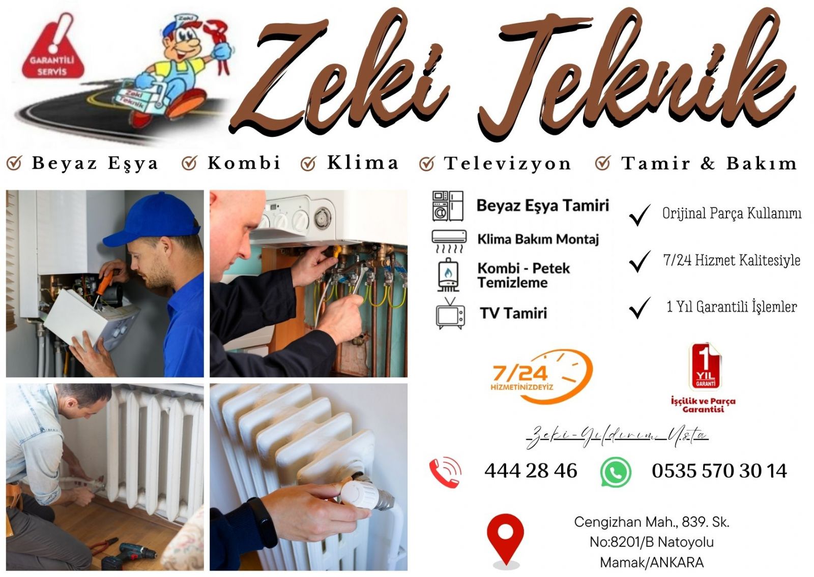 Natoyolu Kombi Bakım Ücreti